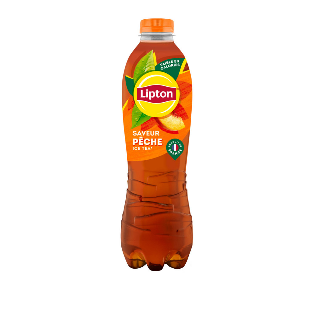Lipton Ice Tea pche - Lot de 6 bouteilles en PET 1,25L