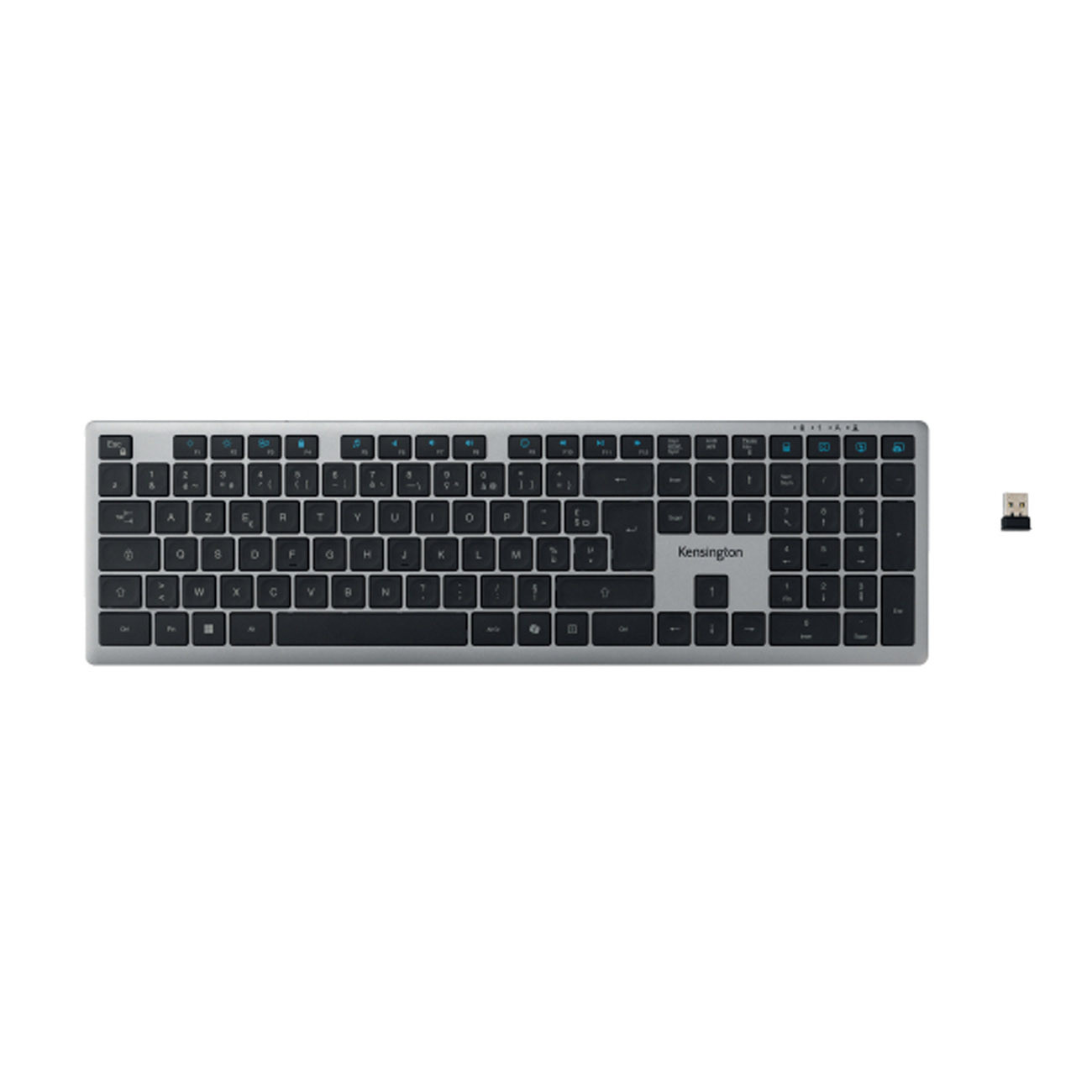 Clavier PC Kensington KB535 EQ Rechargeable – Multi-Appareils, Sans Fil - vue 10
