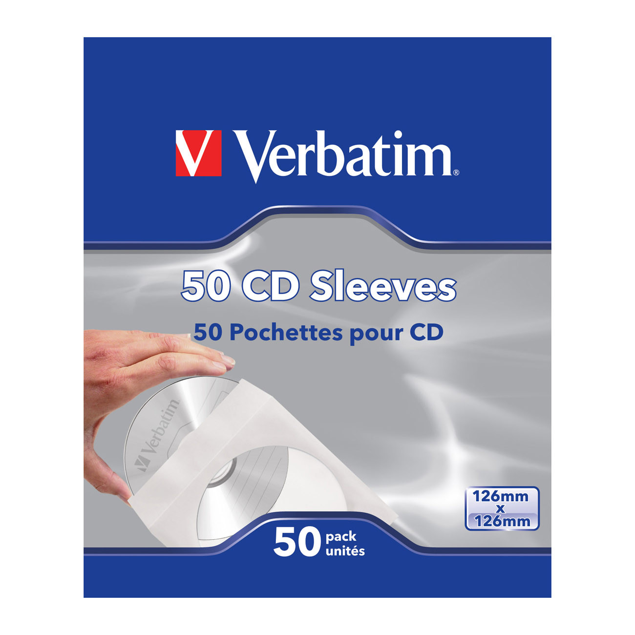 Verbatim Pochettes en papier pour CD/DVD - 50 pièces - vue 3