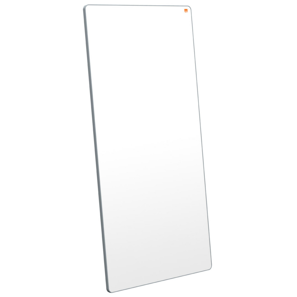 Nobo Tableau blanc laqu portable double face Move & Meet - Surface magntique - L.90 x H.180 cm