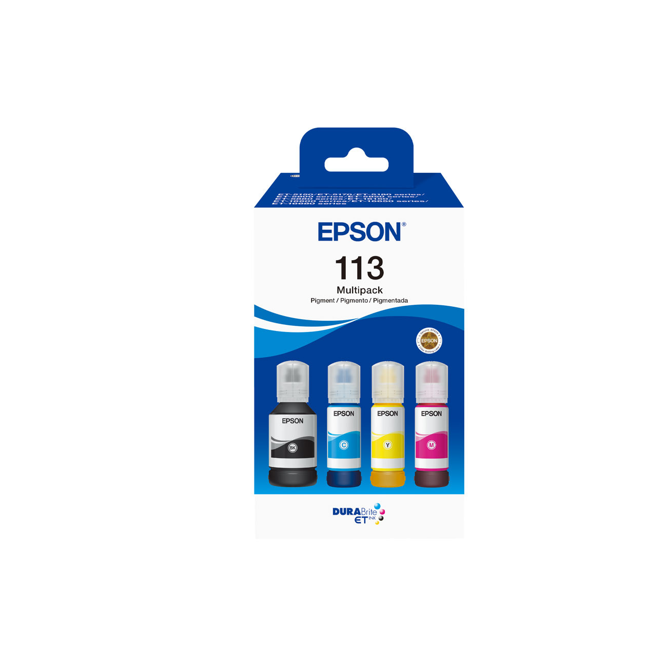 Epson 113 - Bouteille d'encre originale EcoTank C13T06B640 70 ml - Pack de 4 couleurs