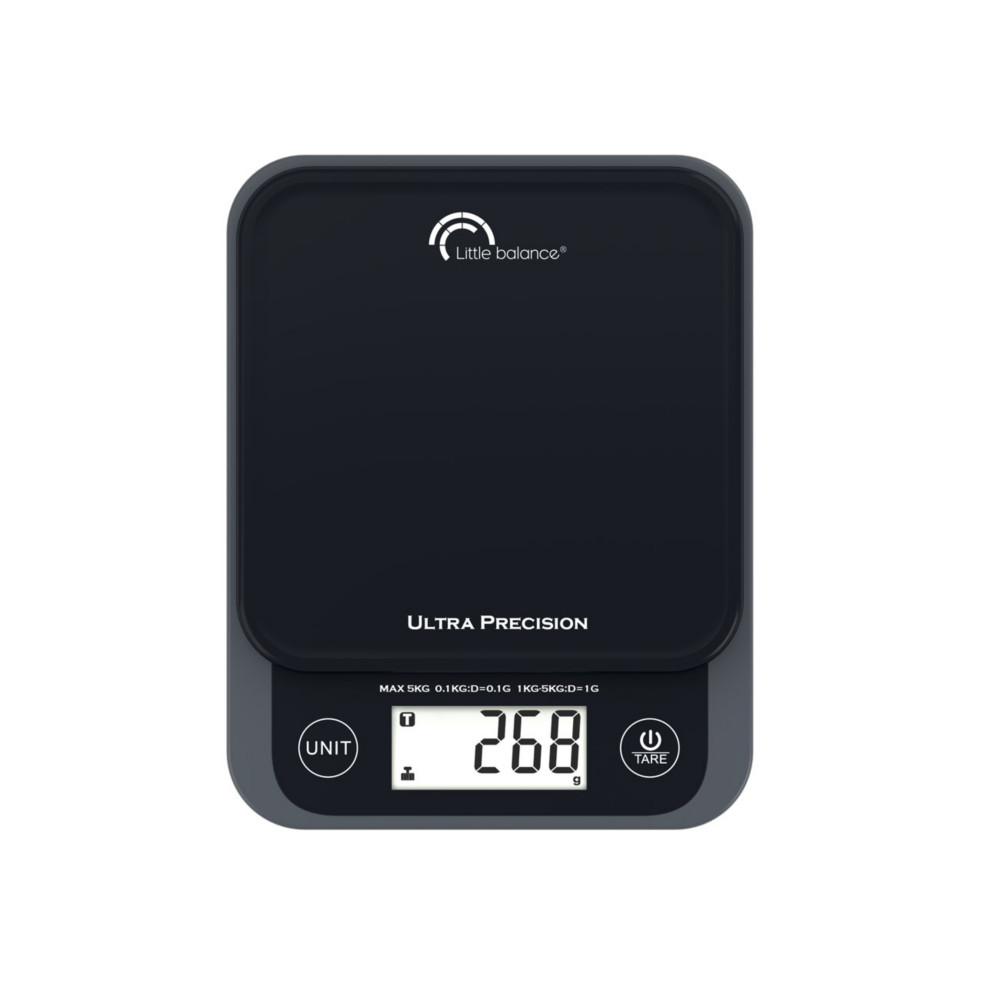 Little Balance Pse-lettres Ultrapcision 5.1 - cran LCD - 5 kg - Noir
