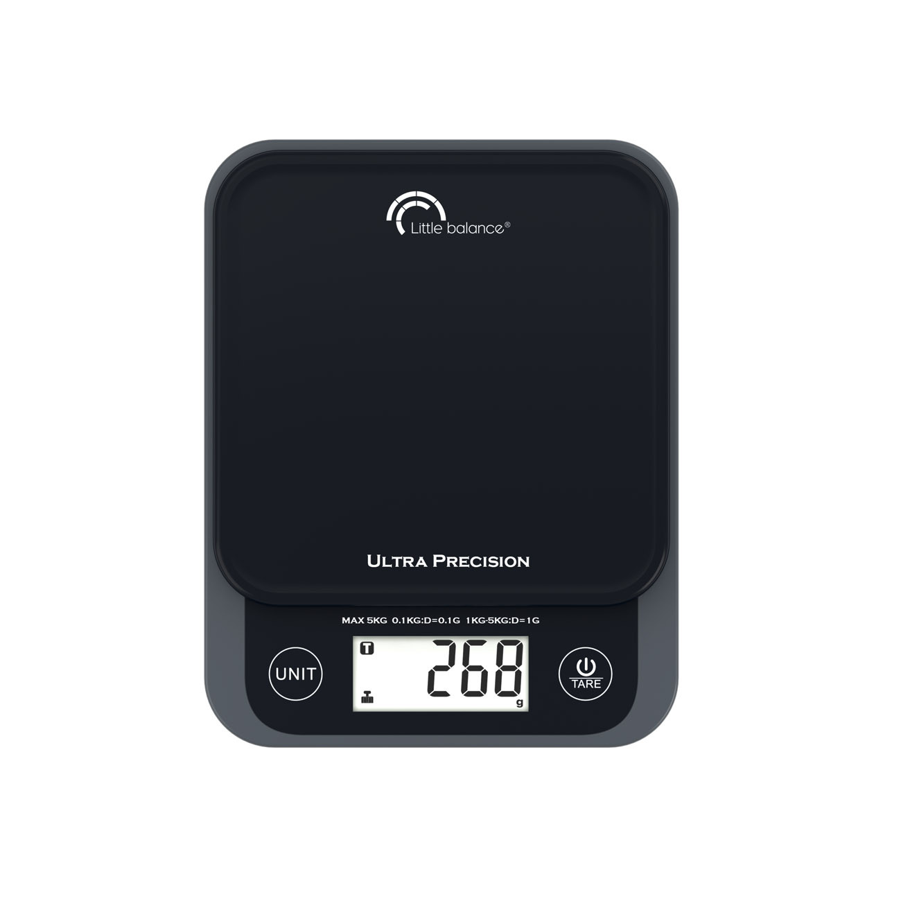 Little Balance Pèse-lettres Ultrapécision 5.1 - Écran LCD - 5 kg - Noir