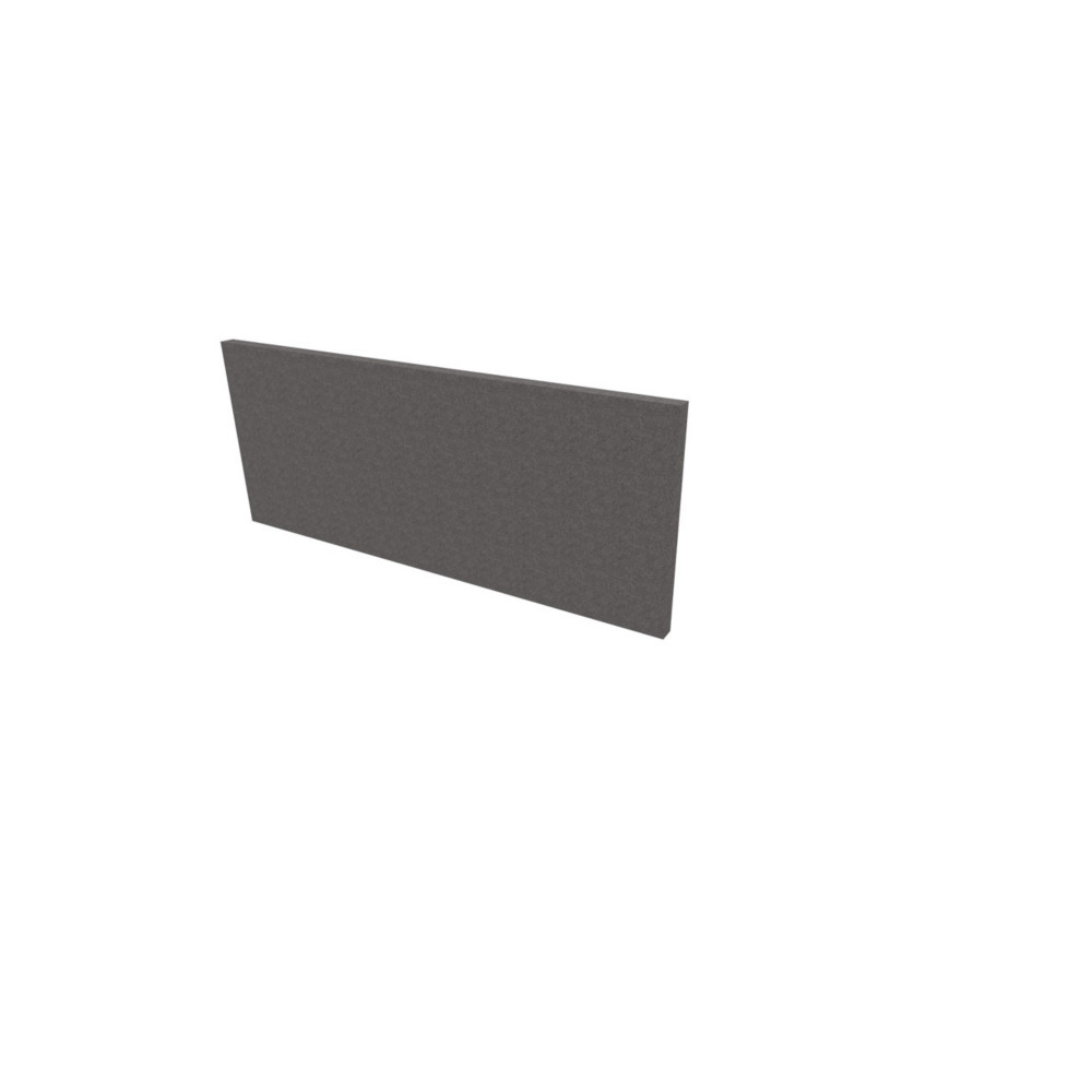 Panneau sparateur DUO pour bureau partag Activ'o - L.180 x H.75 cm - Gris - Support Noir
