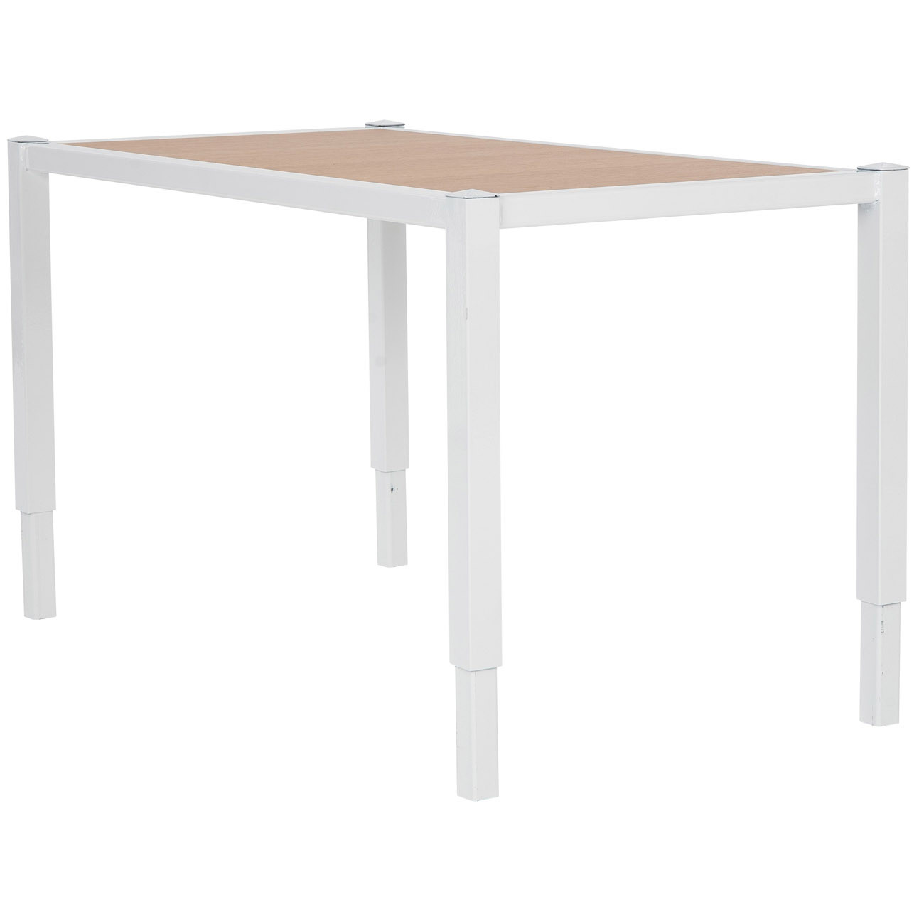 Rehausse+pour+Bibliotheque+Budget+-+L.80+x+P.42+x+H.35+cm+-+Plateau+Chene+-+Pieds+Blanc