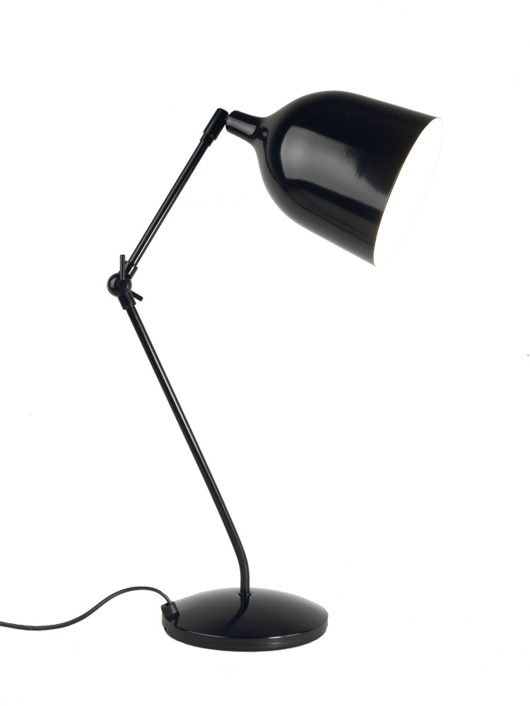 Aluminor Lampe de bureau Mekano - Ampoule Led E27 - 12W - Bras articul - Noir