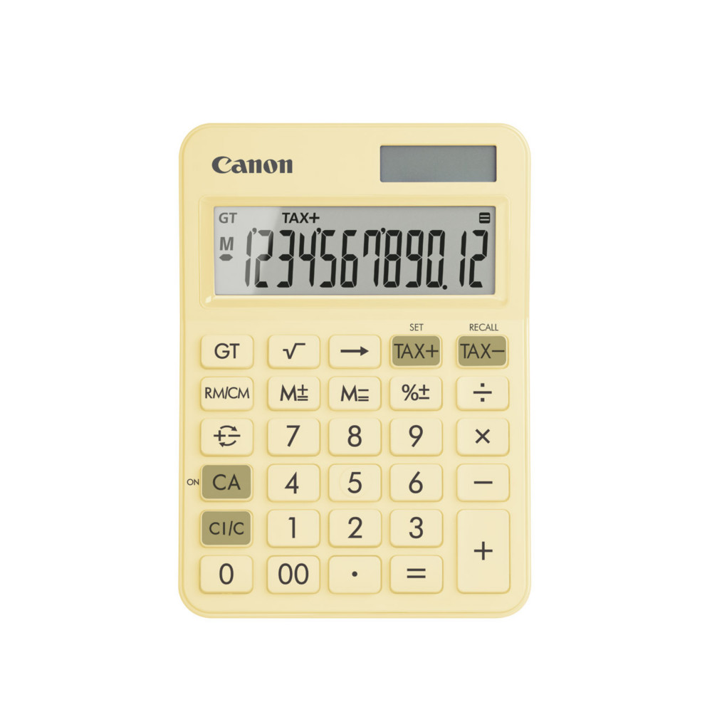 Canon Calculatricede bureau LS125KB - 12chiffres - Jaune