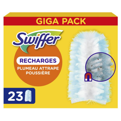 Swiffer Recharges plumeaux attrape poussière - Giga Pack - Lot de 23