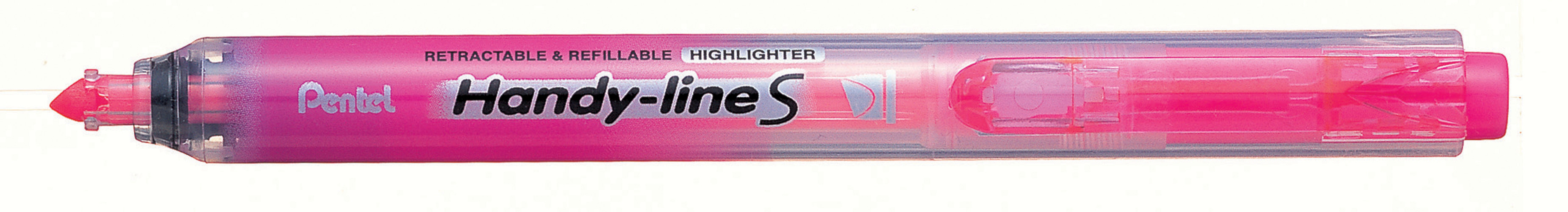 Pentel Surligneur Handy Line pointe biseautée rétractable 4 mm