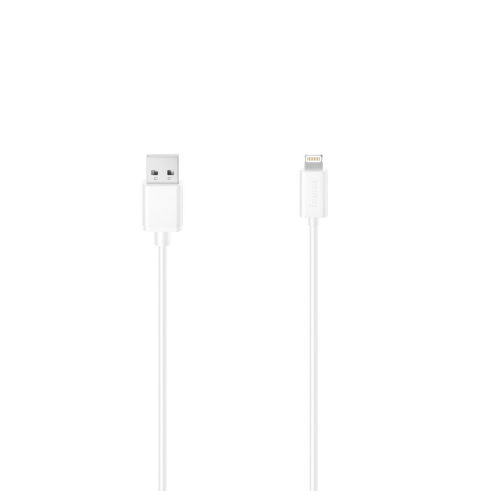 Hama Cble Lightning USB-A pour appareils Apple - 1,5 m - Blanc