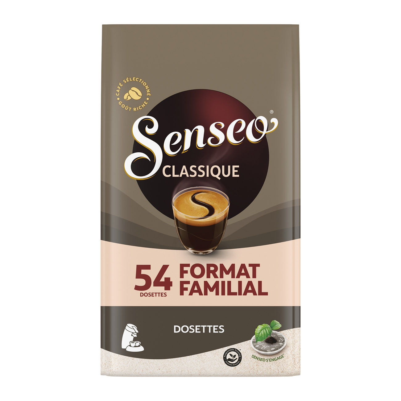 Senseo Café Classique - 54 dosettes souples