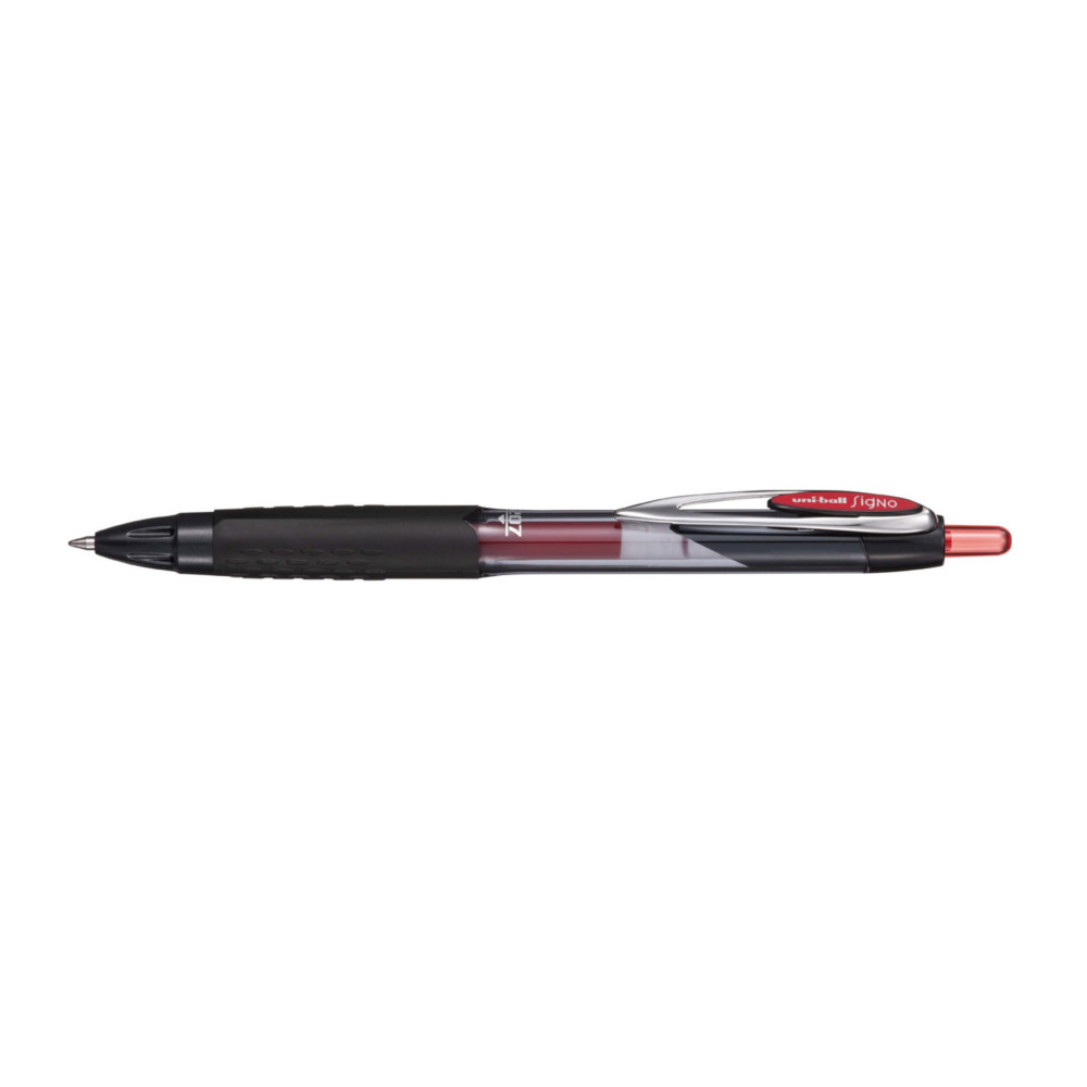 Uni Ball Stylo-bille  encre gel rtractable 207 RT pointe moyenne 0,7mm - Rouge