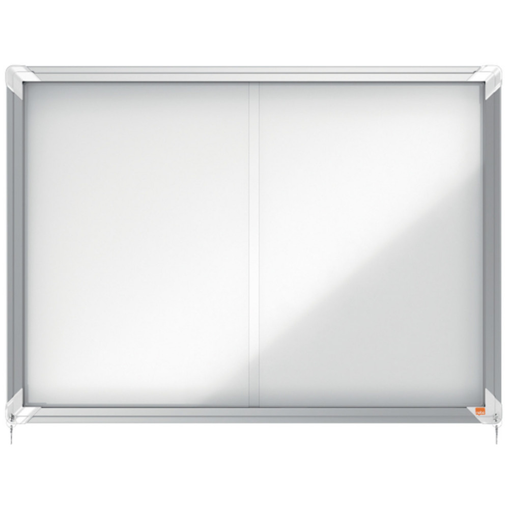 Nobo Vitrine d'affichage magntique Premium Plus - 92,2 x 66,5 cm - Format  8 x A4 - Cadre aluminium