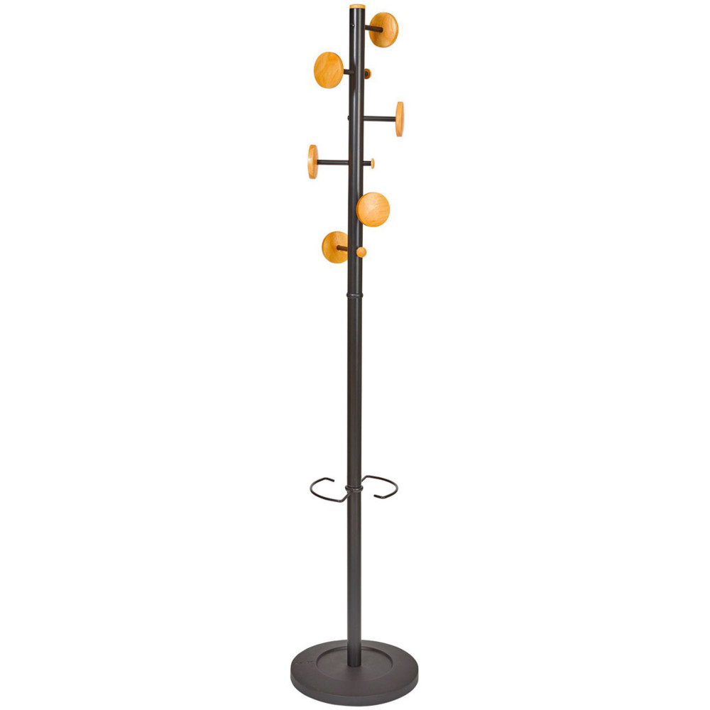 Alba Portemanteau Music 6 patres - Noir bois / mtal