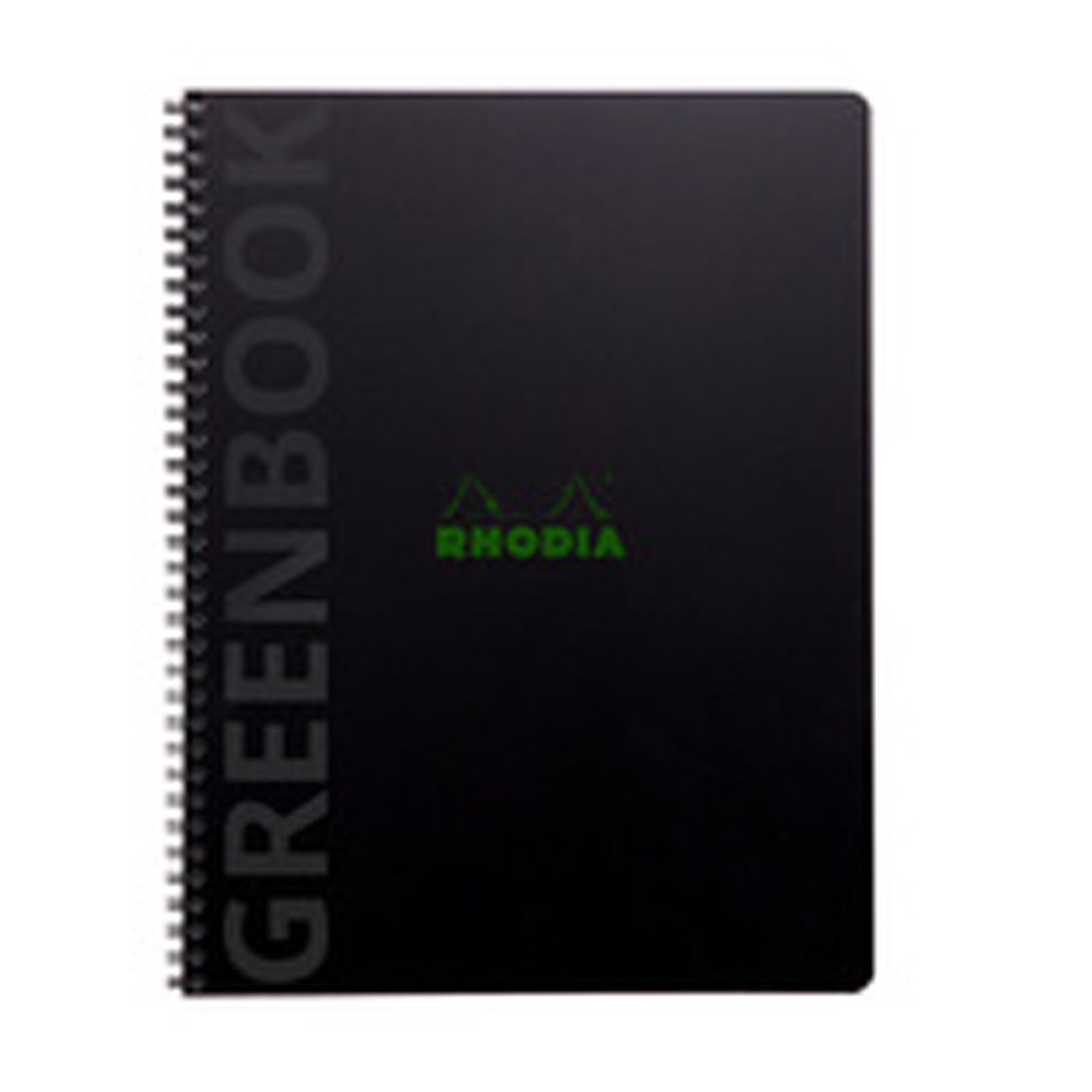 Rhodia+Cahier+à+spirale+Rhodiactive+Greenbook+A4++22,5+x+29,7+cm+-+90g+-+Perfore+4+trous+-+Ligne+-+160+pages