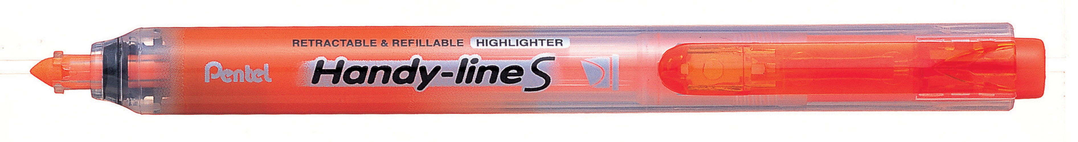 Pentel Surligneur Handy Line pointe biseautée rétractable 4 mm