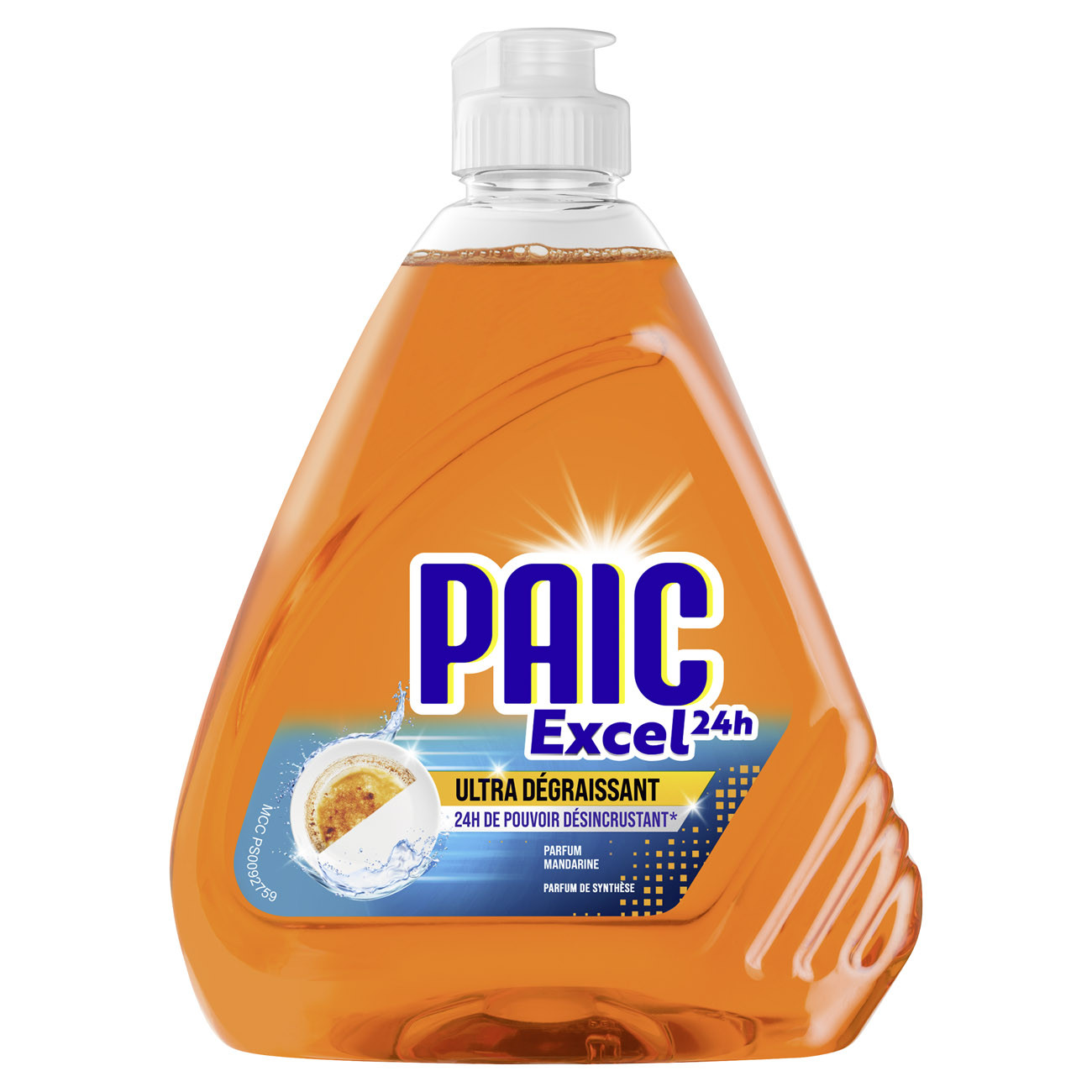 Paic excel liquide vaisselle d√©fi 24h 500ml - vue 3