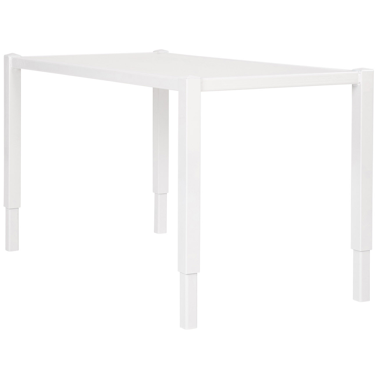 Rehausse+pour+Bibliotheque+Budget+-+L.80+x+P.42+x+H.35+cm+-+Plateau+Blanc+-+Pieds+Blanc