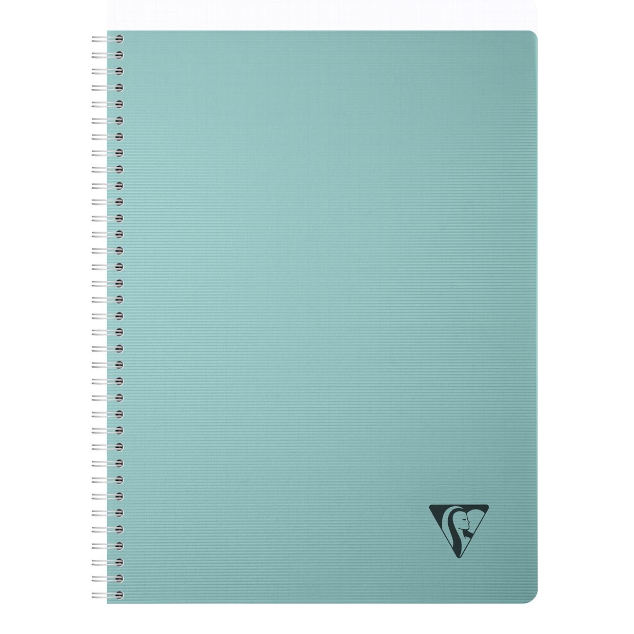 Clairefontaine+Cahier+à+spirale+Linicolor+A4+21+x+29,7+cm+-+90g+-+Petits+carreaux+5x5+-+180+pages+-+Bleu