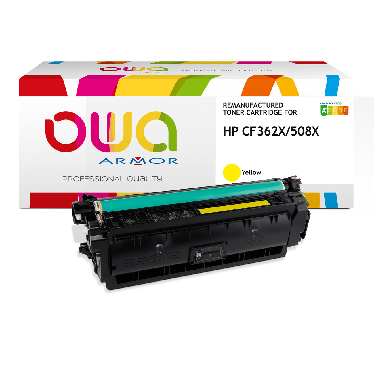 OWA Toner compatible HP 508X - K15863OW - Jaune