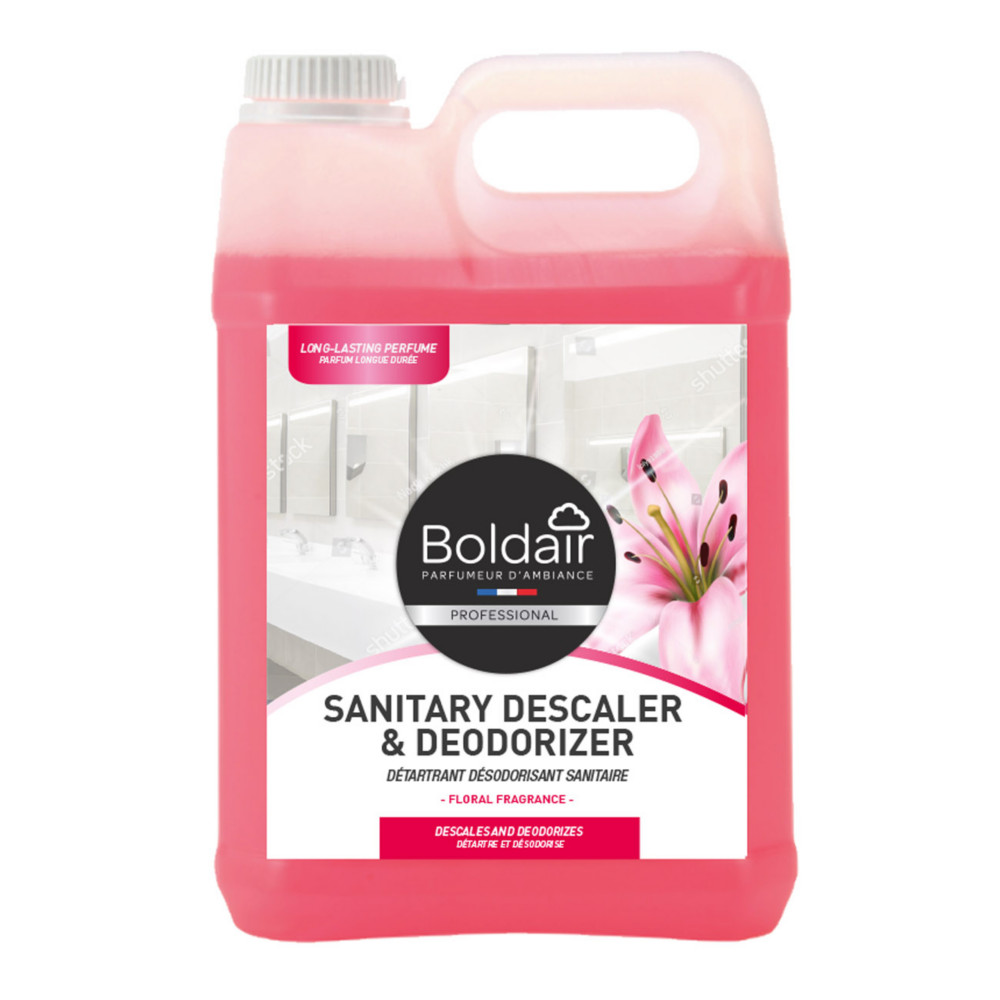 Boldair Dtrartrant sanitaire dsodorisant - Parfum floral - Bidon 5 L