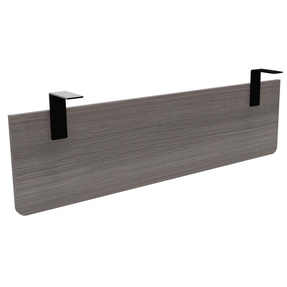 Voile de fond E-Link / Biospace pour bureau L.140 cm - Cdre - Fixations Noires