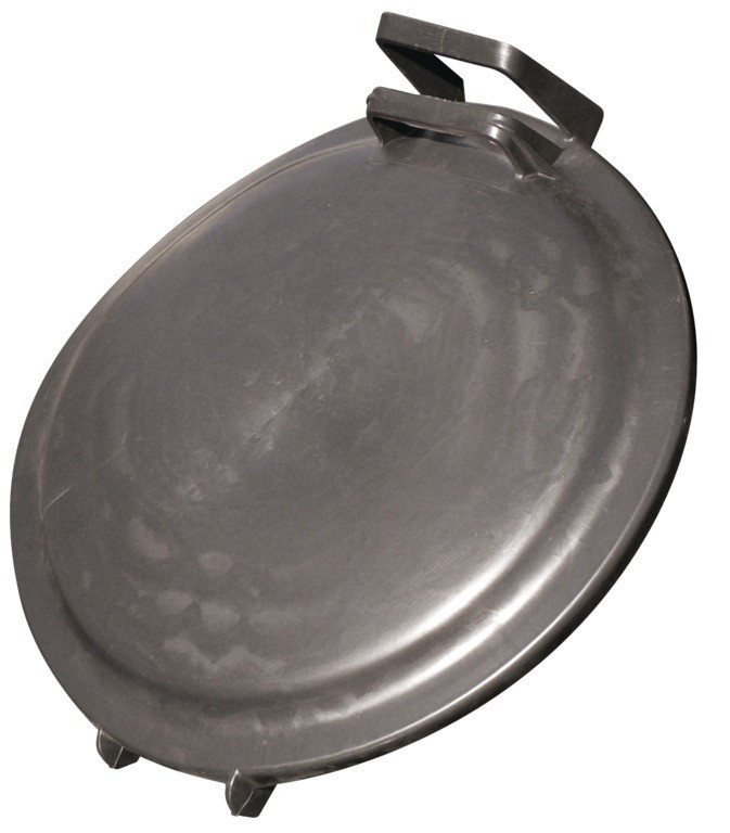 Taliaplast Couvercle pour poubelle de rue 50l - Noir