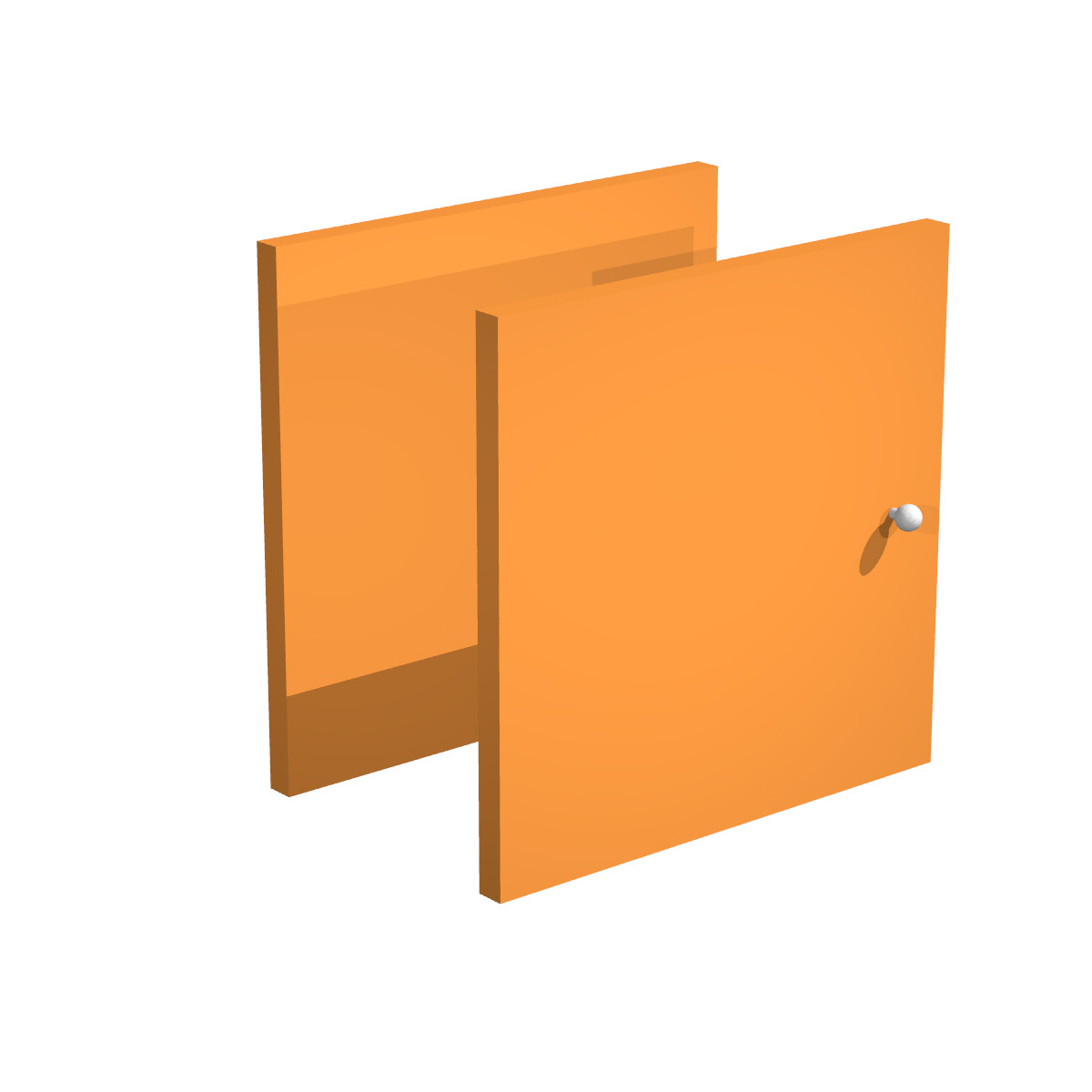 Portes+Multicases+-+Orange+(Lot+de+2)