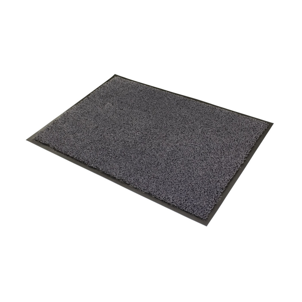 Paperflow Tapis de sol intrieur anti salissures absorbant Cosmos - 80 x 150 cm - Gris anthracite