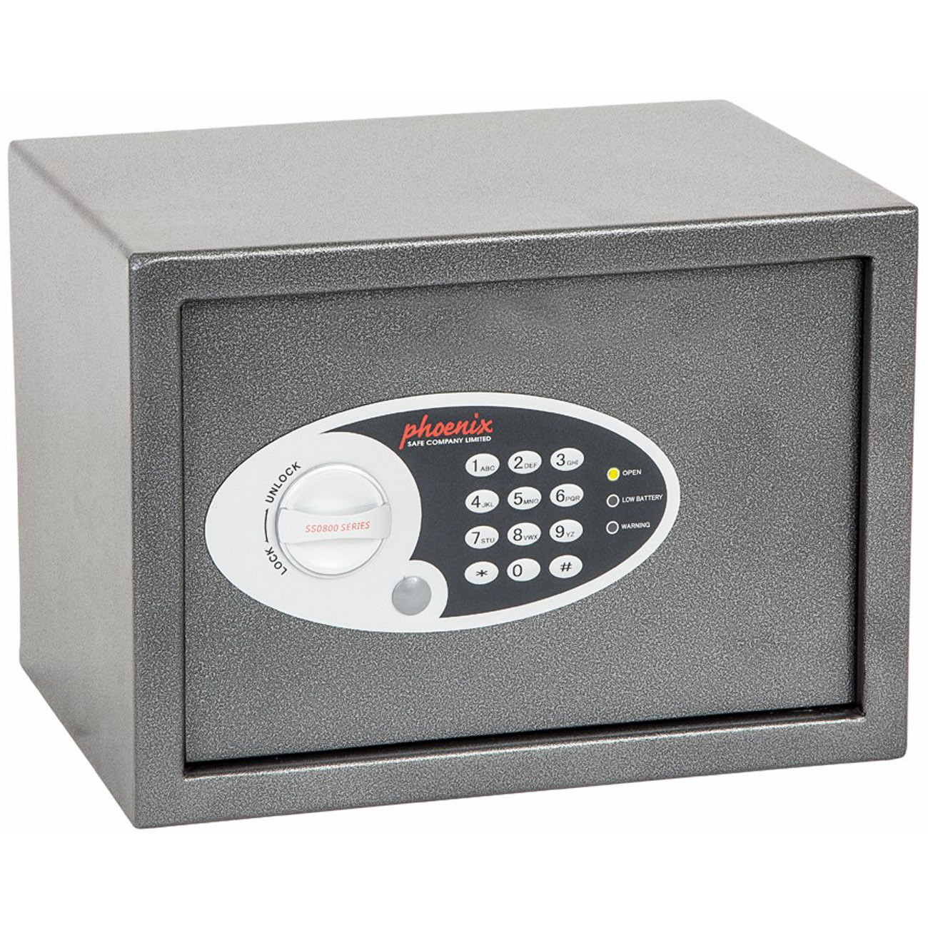 Phoenix Coffre-fort VELA 17 L serrure électronique + clé - gris