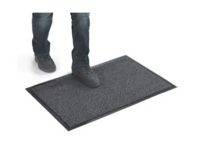 Tapis d'accueil Contract - Gris - 90 x 150 cm