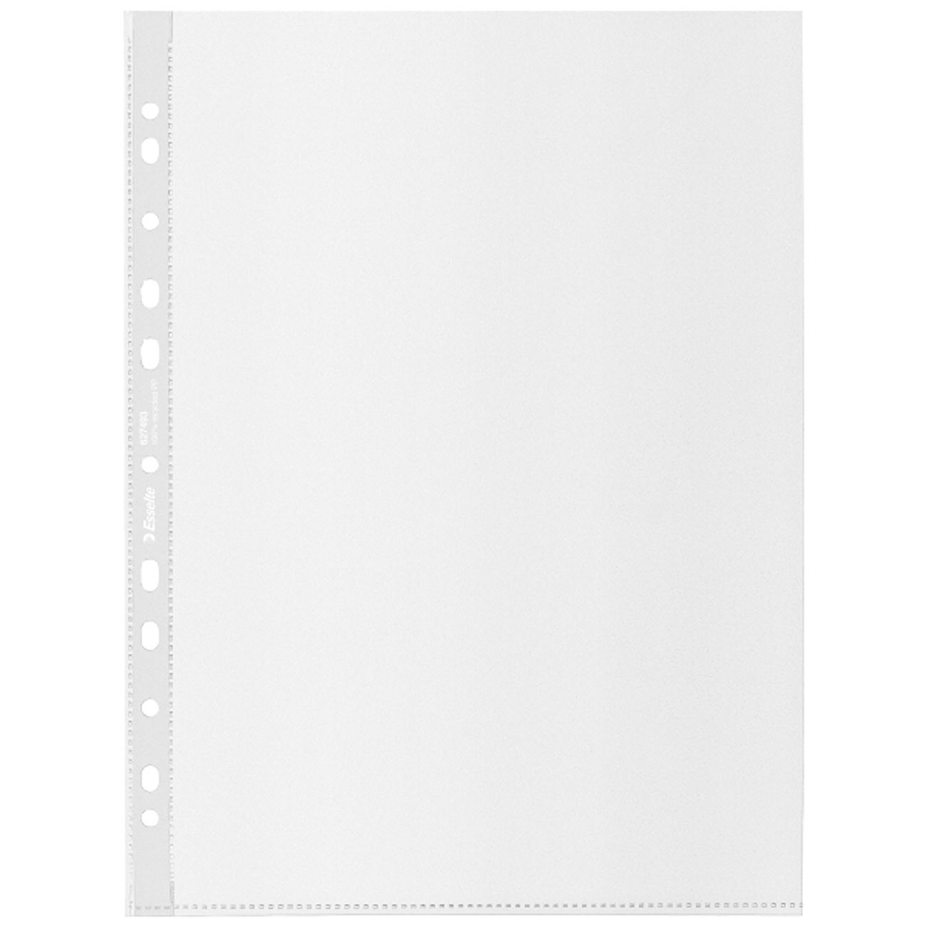 Esselte+Pochettes+perforees+transparentes+A4+en+polypropylene+recycle+graine+100+microns+-+Boite+de+100