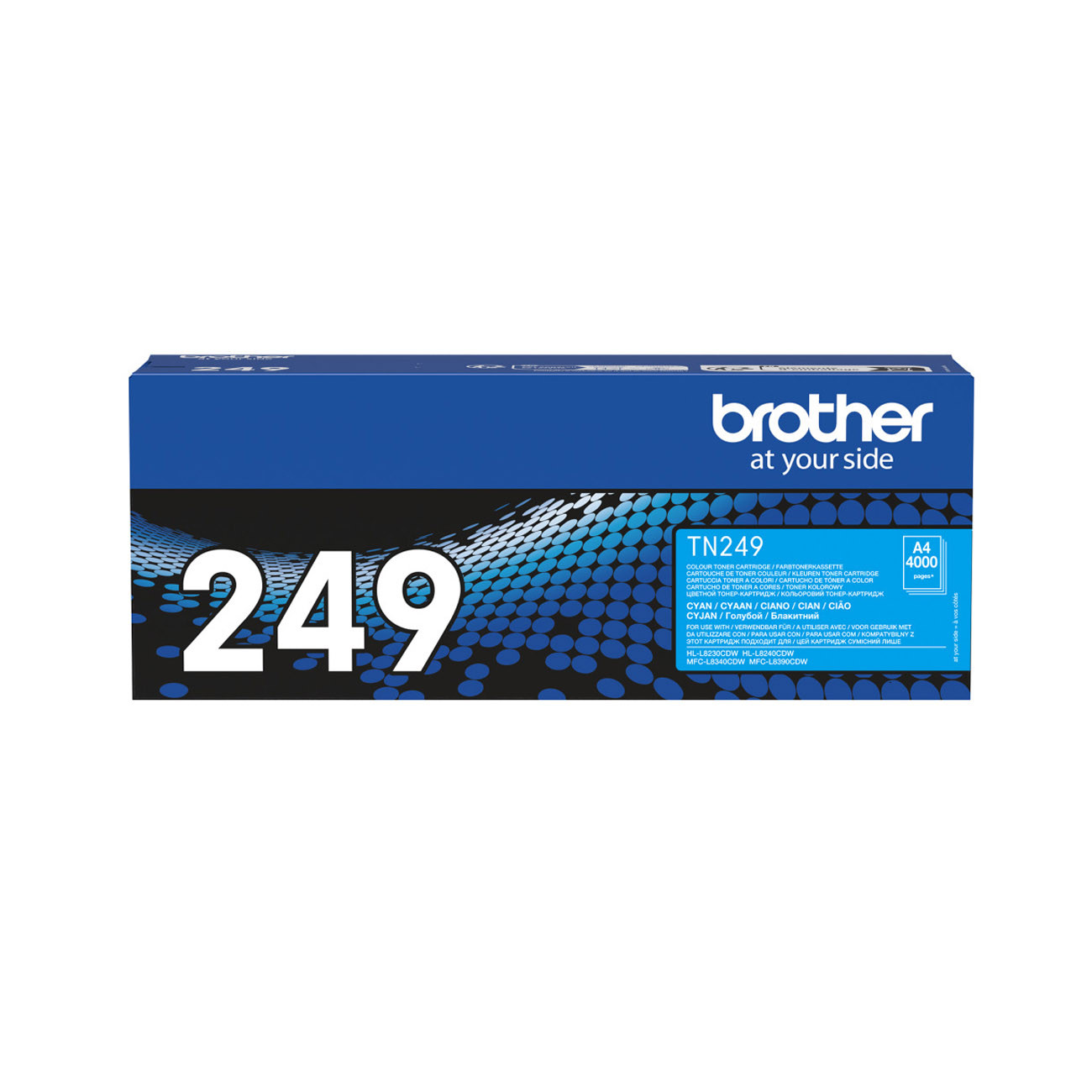 Brother TN249C Toner original - Très haute capacité - Cyan