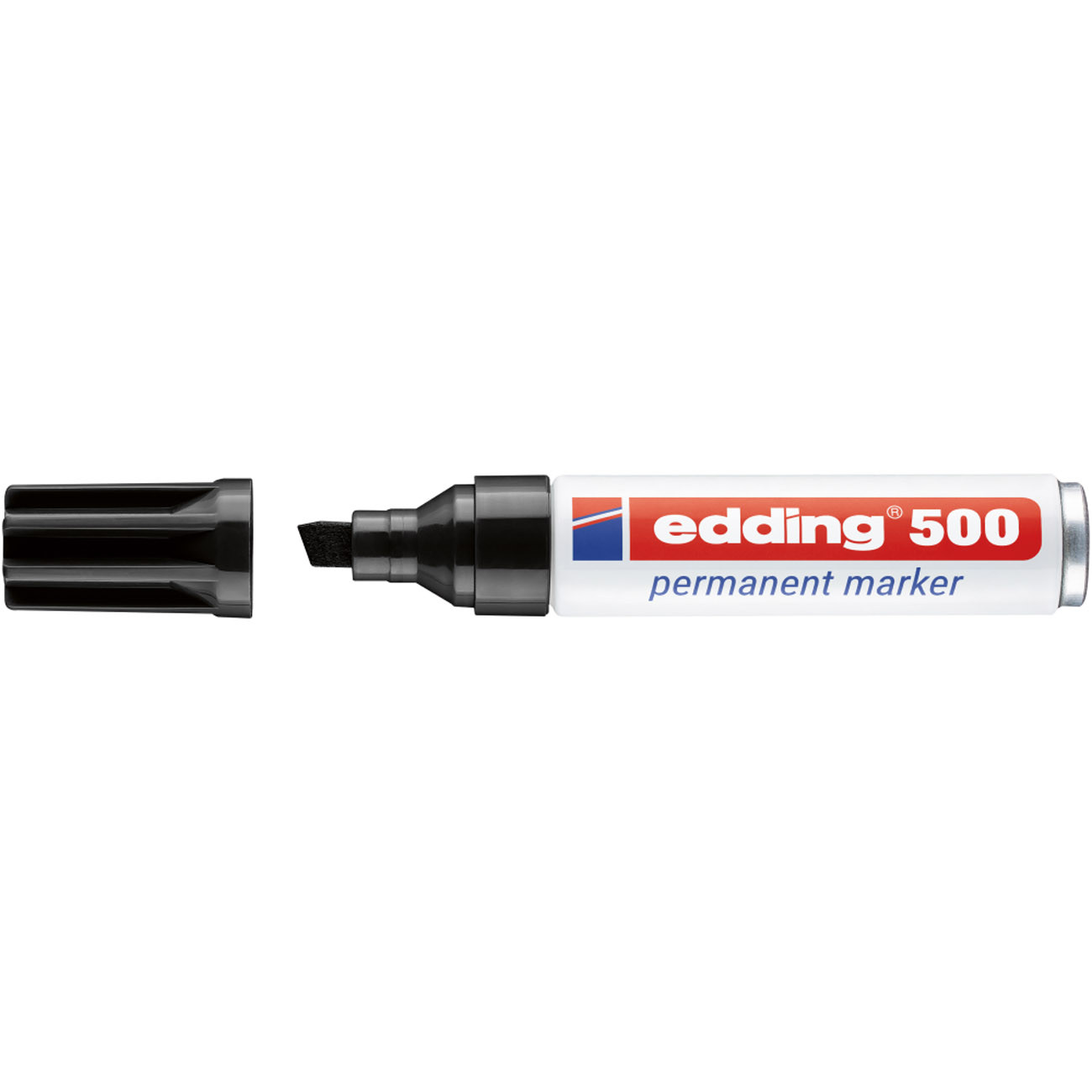 edding Marqueur permanent 500 à pointe biseautée 2 7 mm d'épaisseur