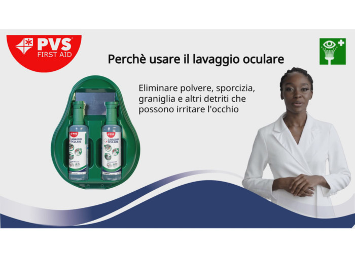 PVS Soluzione salina sterile per lavaggio oculare, 250 ml - Kit Pronto  Soccorso