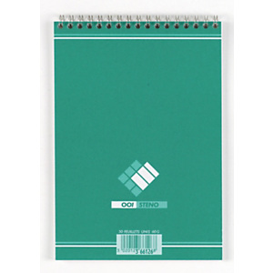 001 international Bloc 001 Sténo à spirales avec couverture 14,8 x 21 cm - A5 cm 001 international Bloc 001 Sténo à spirales avec couverture 14,8 x 21 cm - A5 cm