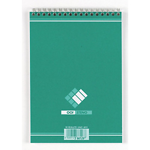 001 international Bloc 001 Sténo à spirales avec couverture 14,8 x 21 cm - A5 cm 001 international Bloc 001 Sténo à spirales avec couverture 14,8 x 21 cm - A5 cm