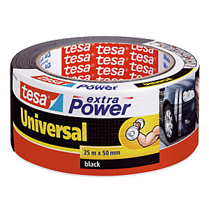 1 rouleau adhésif de réparation Extra Power universel Tesa 50 mm x 25 m noir 1 rouleau adhésif de réparation Extra Power universel Tesa 50 mm x 25 m noir