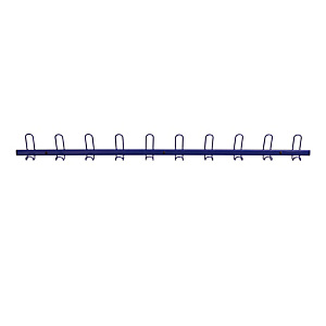 10 bi-patères métal bleu 10 bi-patères métal bleu