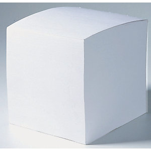 10 Blocs cube mémo 1er prix format 9 X 9 X 9 coloris blanc, le lot