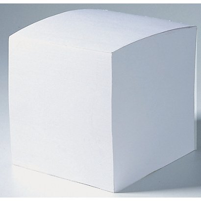 10 Blocs cube mémo 1er prix format 9 X 9 X 9 coloris blanc, le lot - 1