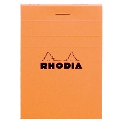 10 blocs Rhodia A7 spirales modèle non perforé réglure 5  x 5 - 1