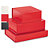 10 boîtes pliantes à fermeture aimantée 375 x 265 x 65 mm rouge - 1