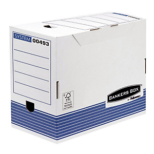 10 boîtes archives automatiques Fellowes Dos 20 cm 10 boîtes archives automatiques Fellowes Dos 20 cm