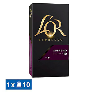 10 capsules de café L'Or EspressO Supremo