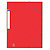 10 chemises à élastiques 3 rabats Eurofolio Prestige carte 7/10e - 600 g coloris rouge - 1