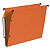 10 dossiers en polypropylène fond 15 mm Esselte pour armoires coloris orange - 1
