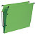 10 dossiers en polypropylène fond 15 mm Esselte pour armoires coloris vert - 1