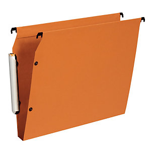 10 dossiers en polypropylène fond 30 mm Esselte pour armoires coloris orange