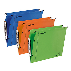 10 dossiers en polypropylène fond V Esselte pour armoires coloris assortis 10 dossiers en polypropylène fond V Esselte pour armoires coloris assortis